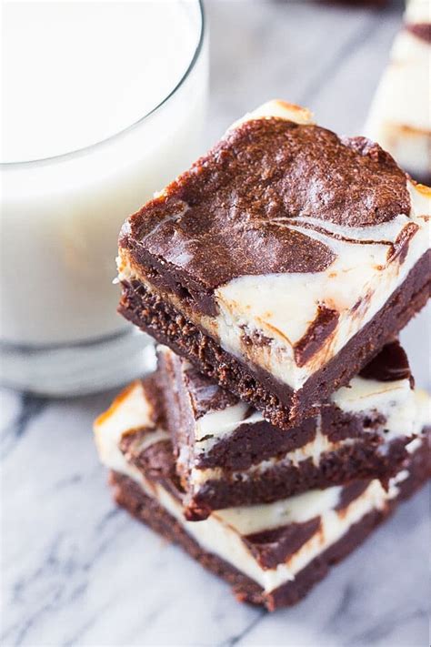 cream cheese filled brownies