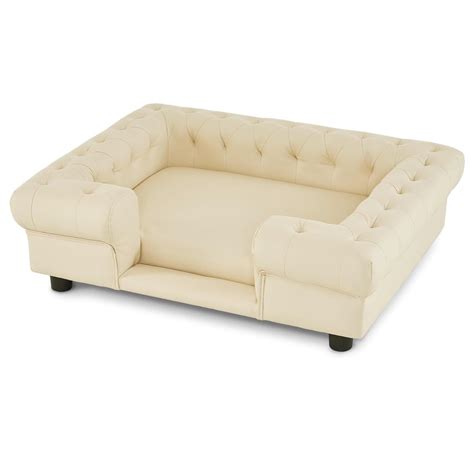 Cream Dog Sofa