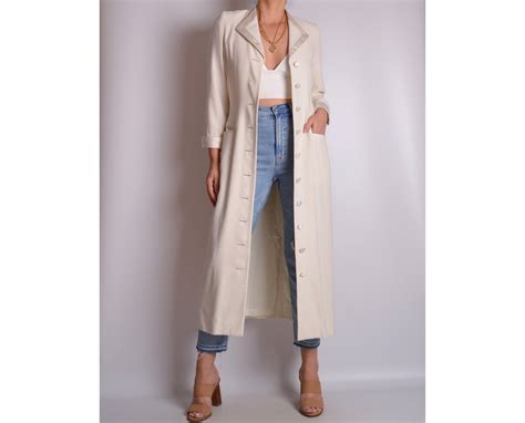 cream duster jacket