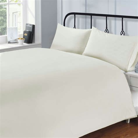 Cream Fitted Sheet Double Tesco