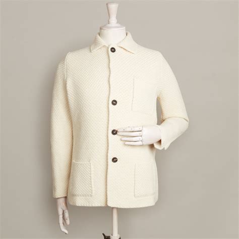 Cream Knitted Jacket