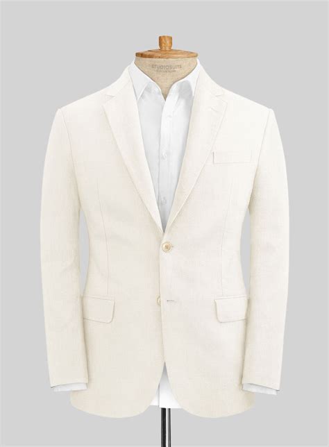 Cream Linen Jacket