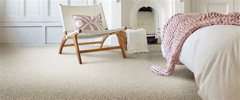Cream Wool Bedroom Carpet