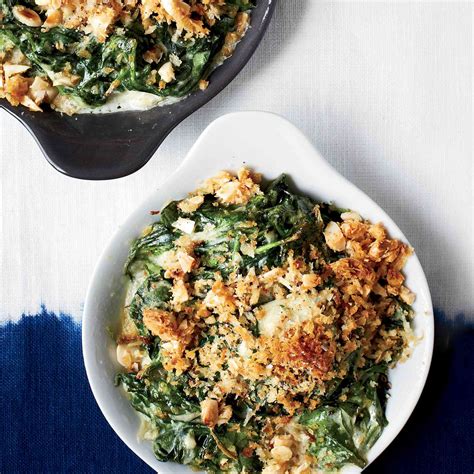Almondmilk creamed spinach Food & Wine goes nearly dairy free The
