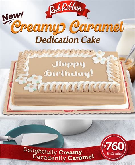 creamy caramel red ribbon