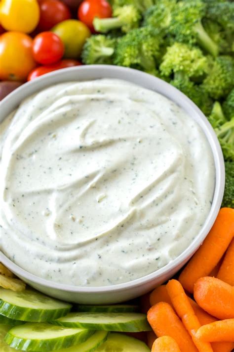 creamy ranch dipping sauce