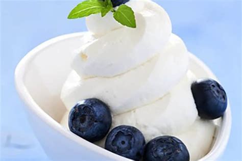creamy vanilla frozen yogurt