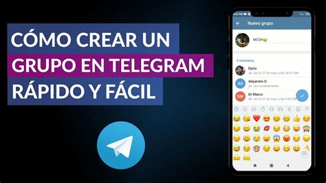 crear grupo de telegram