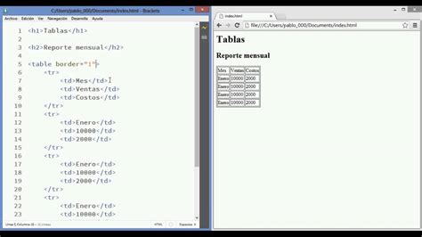 Crear Tablas Con Javascript