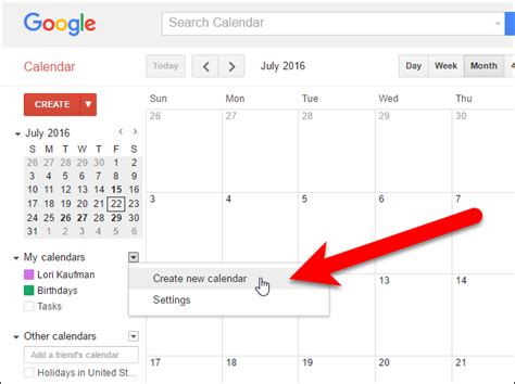 Create A Shared Google Calendar