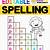create a spelling worksheet