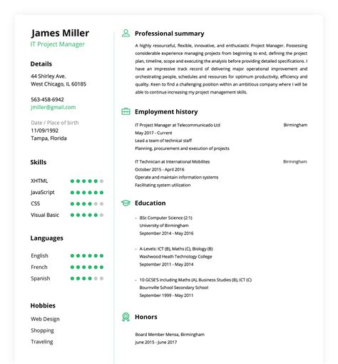 Free Resume Builder Create a Resume Online (Fast & Easy)