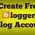 create blogger account free