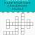 create your own crossword puzzle free printable