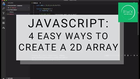 create 2d array javascript