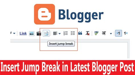create a Jump Break in Blogger