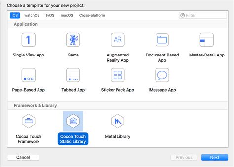 Create A Cocoa Static Library