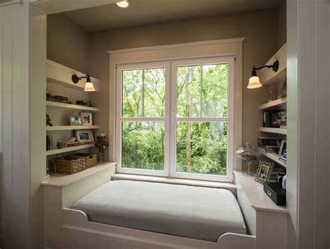 create a cosy reading nook in the basement bedroom