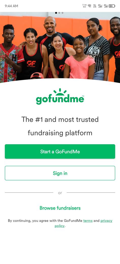 create a gofundme page
