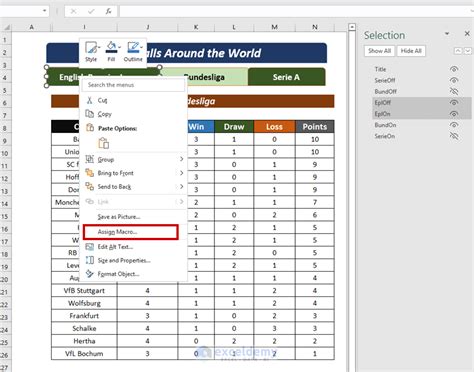 Create A List Of Tabs In Excel