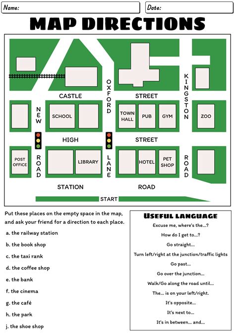 Create A Printable Direction Map