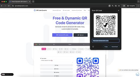 create a qr code chrome