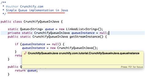 Create A Queue In Java