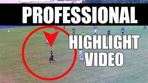 create a soccer highlight video