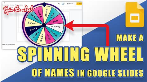 Create A Spinning Wheel In Google Slides