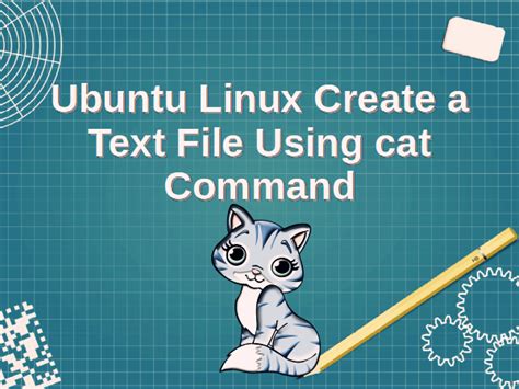 create a text file using cat command