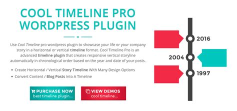 create a timeline in wordpress
