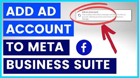 create ad account in meta business manager