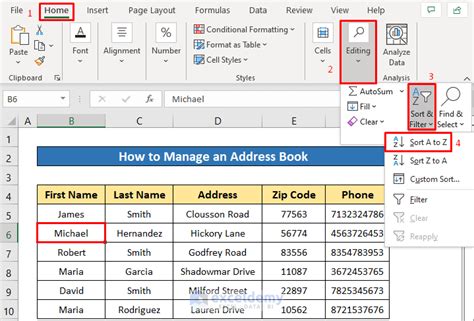 Create An Address Book In Excel