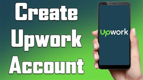 create an upwork account
