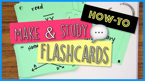 Create And Use Flashcards