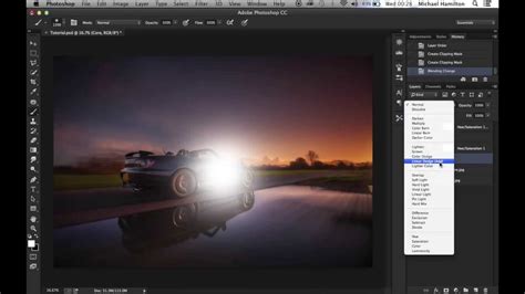 Create Artificial Light In Photoshop