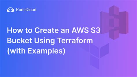 Create Aws S3 Bucket With Terraform