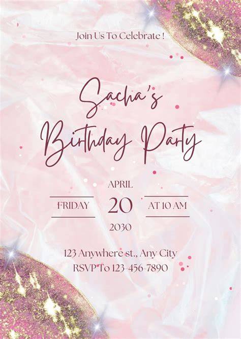 Create Birthday Invitations Free Printable