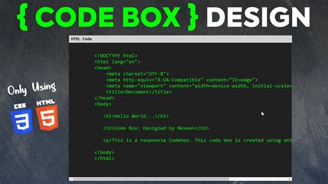 Create Box Html