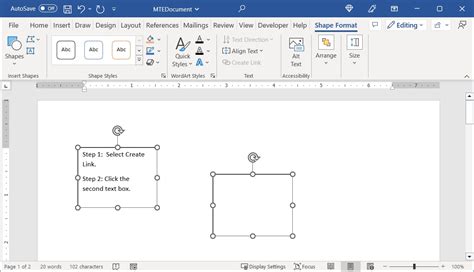 Create Box In Word