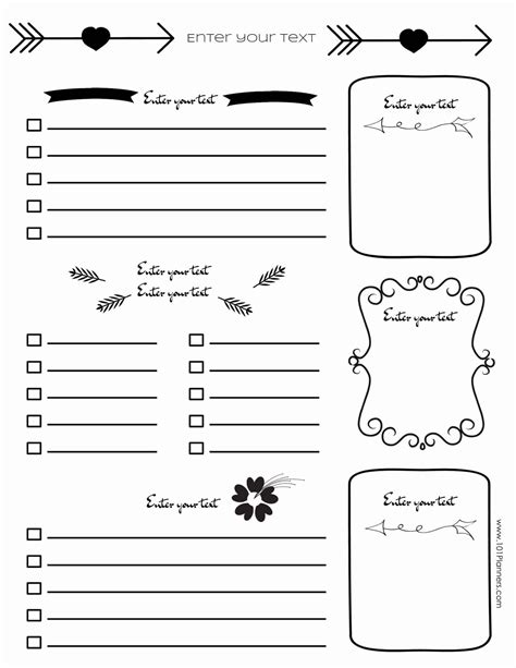 Create Bullet Journal Page Printables