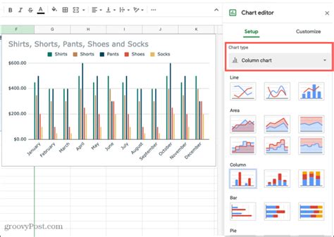 Create Chart In Google Sheets