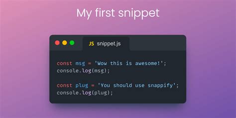 create code snippet online
