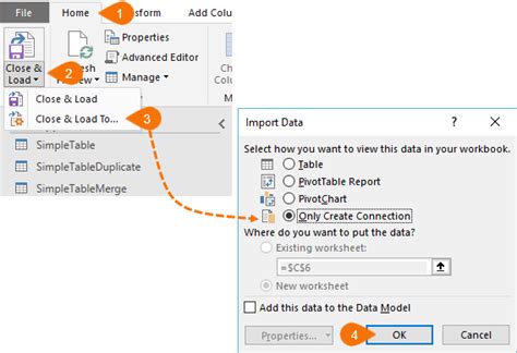 Create Connection In Power Query