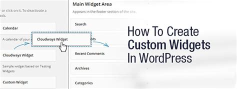 create custom widget in wordpress code