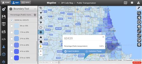 create custom zip code map