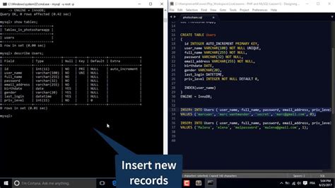 create database mysql command line mac