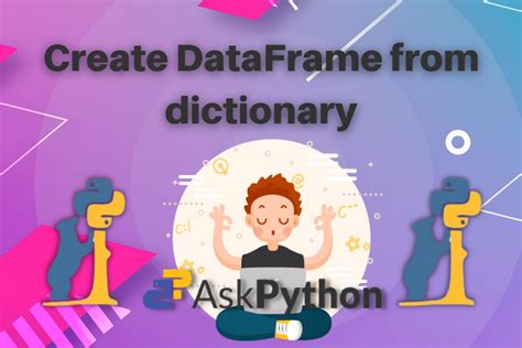 create dataframe from dictionary python