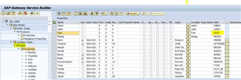 create deep structure in sap odata