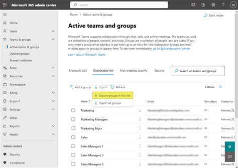 create distribution list in office 365 from csv